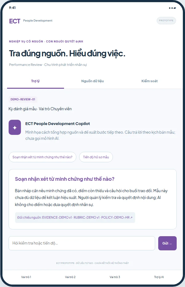 Trợ lý People Development — Prototype đề xuất